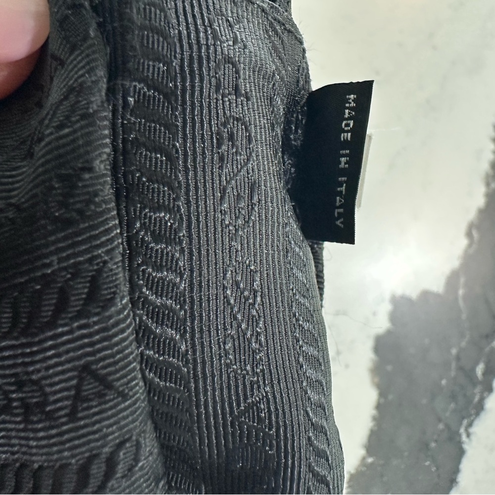 Prada Women's Nylon Belt Bag - Black - M - Picture 5 of 6